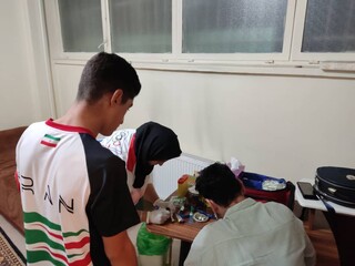 معاینات ورزشکاران اعزامی به بازی‌های اسلامی و آسیایی جوانان-تیم ملی دوچرخه‌سواری