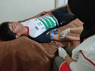 معاینات ورزشکاران اعزامی به بازی‌های اسلامی و آسیایی جوانان-تیم ملی دوچرخه‌سواری