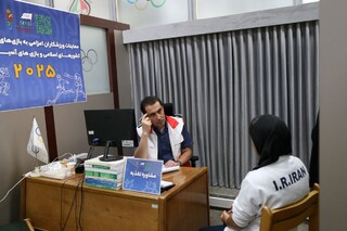 معاینات ورزشکاران اعزامی به بازی‌های همبستگی کشورهای اسلامی و آسیایی جوانان