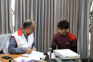 معاینات ورزشکاران اعزامی به بازی‌های همبستگی کشورهای اسلامی و آسیایی جوانان