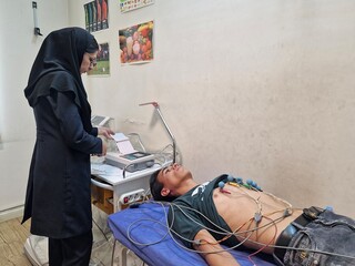 معاینات پزشکی بازیکنان تیم های فوتبال پایه و لیگ استان کرمان