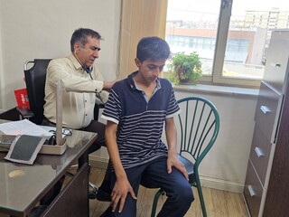 معاینات پزشکی بازیکنان تیم های فوتبال پایه و لیگ استان کرمان