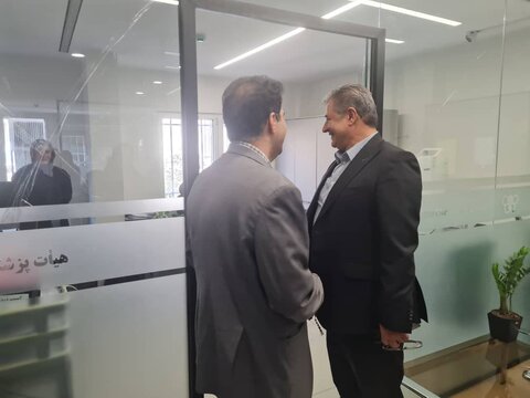 بازدید دبیر فدراسیون پزشکی ورزشی از هیأت پزشکی ورزشی استان تهران