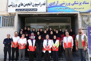 نمای پایانی معاینات تیم والیبال دختران اعزامی به بازی‌های آسیایی جوانان- بحرین