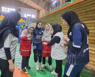 پوشش پزشکی مسابقات قهرمانی والیبال نوجوانان در اردبیل