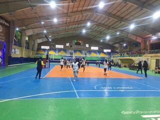 پوشش پزشکی مسابقات قهرمانی والیبال نوجوانان در اردبیل