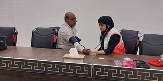 پایش سلامت پرسنل اداره کل ورزش و جوانان استان هرمزگان