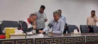 پایش سلامت پرسنل اداره کل ورزش و جوانان استان هرمزگان