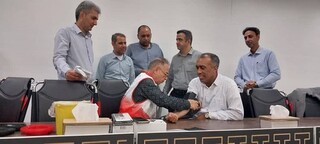 پایش سلامت پرسنل اداره کل ورزش و جوانان استان هرمزگان