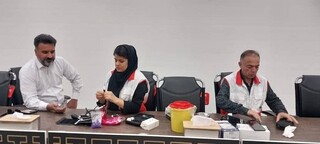 پایش سلامت پرسنل اداره کل ورزش و جوانان استان هرمزگان