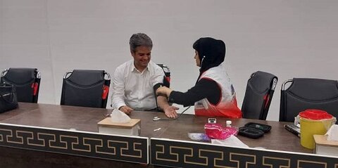 پایش سلامت پرسنل اداره کل ورزش و جوانان استان هرمزگان