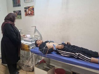 معاینات ورزشکاران شرکت کننده در المپیاد استعدادهای برتر