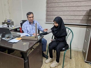 معاینات ورزشکاران شرکت کننده در المپیاد استعدادهای برتر