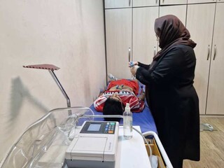 معاینات ورزشکاران شرکت کننده در المپیاد استعدادهای برتر