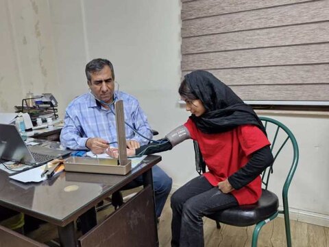 معاینات ورزشکاران شرکت کننده در المپیاد استعدادهای برتر