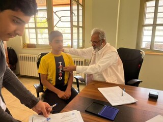 معاینات پزشکی ورزشکاران المپیاد - چهار محال و بختیاری