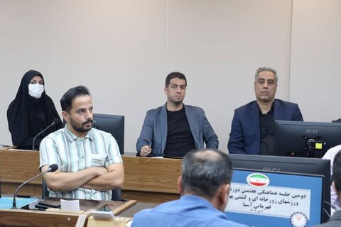 جلسه هماهنگی برگزاری هفتمین دوره مسابقات ورزش  های زورخانه ای وکشتی پهلوانی ،قهرمانی آسیا