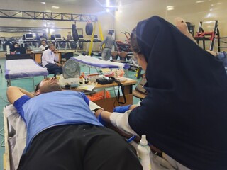 پویش نذر خون جامعه ورزش در استان خوزستان
