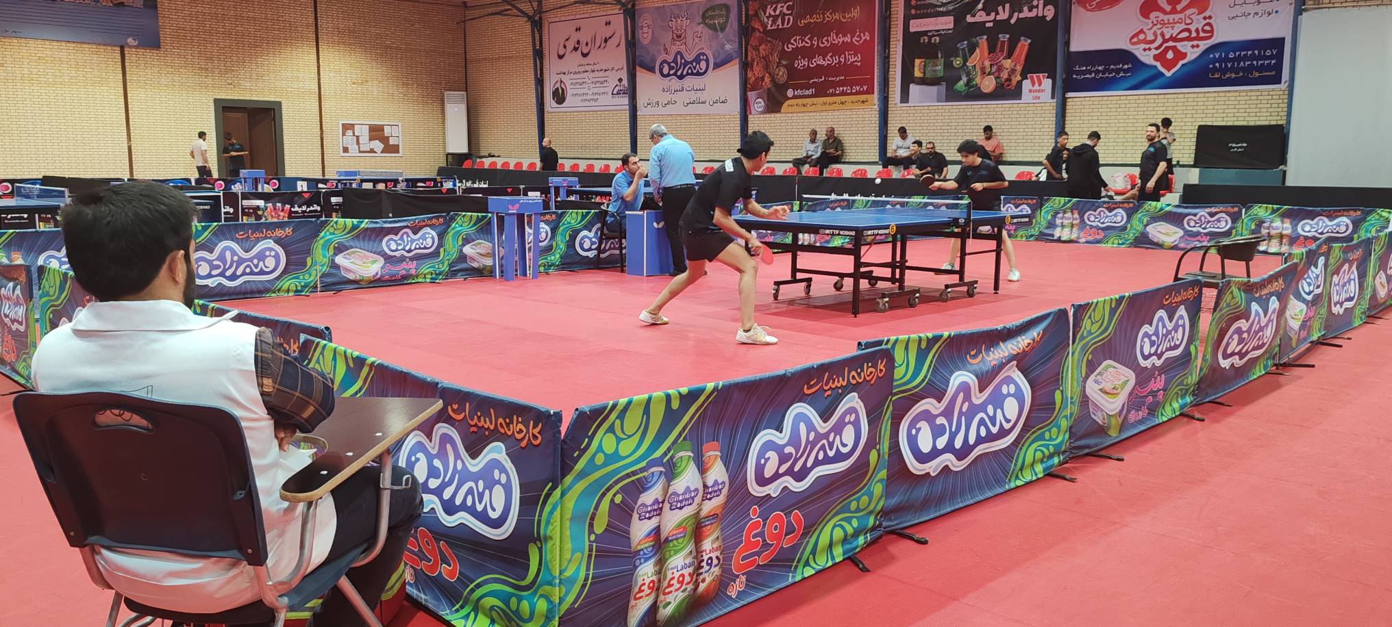 پوشش پزشکی رقابتهای تنیس روی میز جایزه بزرگ کشور توسط هیات پزشکی ورزشی شهرستان لارستان