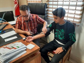 معاینات ورزشکاران المپیاد استعدادهای برتر توسط هیات پزشکی ورزشی استان اردبیل