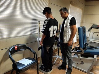 معاینات ورزشکاران المپیاد استعدادهای برتر توسط هیات پزشکی ورزشی استان اردبیل