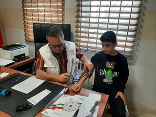 معاینات ورزشکاران المپیاد استعدادهای برتر توسط هیات پزشکی ورزشی استان اردبیل