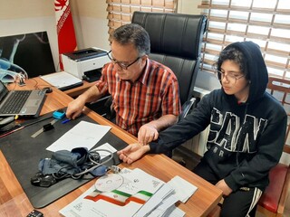 معاینات ورزشکاران المپیاد استعدادهای برتر توسط هیات پزشکی ورزشی استان اردبیل