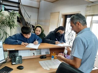 معاینات ورزشکاران المپیاد استعدادهای برتر توسط هیات پزشکی ورزشی استان اردبیل