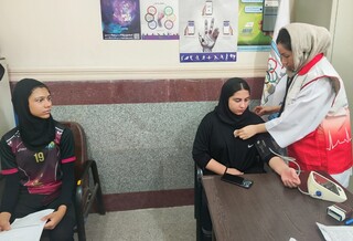 انجام معاینات پزشکی از ورزشکاران
