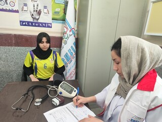 انجام معاینات پزشکی از ورزشکاران