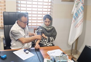 در ادامه معاینات ورزشکاران اعزامی به المپیاد  استعدادهای برتر