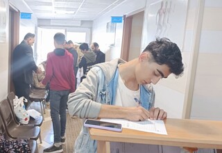 در ادامه معاینات ورزشکاران اعزامی به المپیاد  استعدادهای برتر