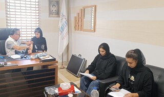 در ادامه معاینات ورزشکاران اعزامی به المپیاد  استعدادهای برتر