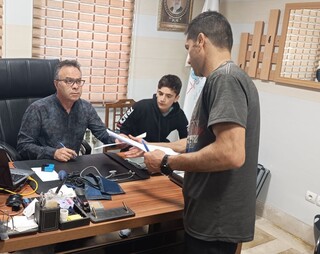 در ادامه معاینات ورزشکاران اعزامی به المپیاد  استعدادهای برتر