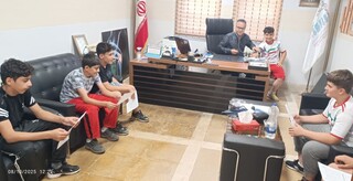 در ادامه معاینات ورزشکاران اعزامی به المپیاد  استعدادهای برتر