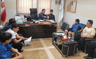 در ادامه معاینات ورزشکاران اعزامی به المپیاد  استعدادهای برتر