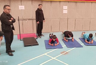 در ادامه معاینات ورزشکاران اعزامی به المپیاد  استعدادهای برتر