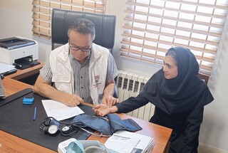 در ادامه معاینات ورزشکاران اعزامی به المپیاد  استعدادهای برتر