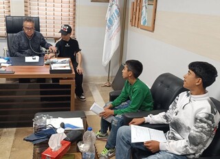 در ادامه معاینات ورزشکاران اعزامی به المپیاد  استعدادهای برتر