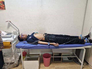 معاینات پزشکی ورزشکاران شرکت کننده در المپیاد استعدادهای برتر توسط هیأت پزشکی کرمان