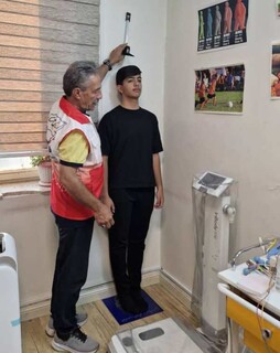 معاینات پزشکی ورزشکاران شرکت کننده در المپیاد استعدادهای برتر توسط هیأت پزشکی کرمان