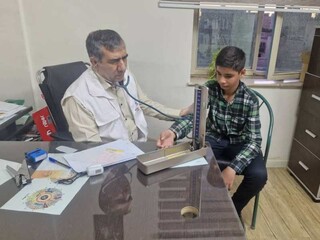 معاینات پزشکی ورزشکاران شرکت کننده در المپیاد استعدادهای برتر توسط هیأت پزشکی کرمان