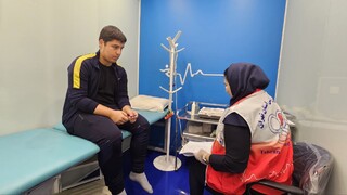 معاینات پزشکی هفتمین دوره المپیاد استعدادهای برتر پایتخت در مرکز پزشکی ورزشی امام علی (ع)