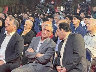 آیین بدرقه کاروان های ورزش ایران به بازی های کشورهای اسلامی و اسیایی جوانان و امضای منشور مبارزه با دوپینگ با حضور دکتر نوروزی