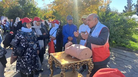 اجرای طرح ویزیت و پایش سلامت ورزشکاران در پارک باغشمال تبریز