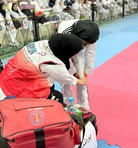 پوشش پزشکی مسابقات تکواندو قهرمانی کشور