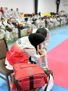 پوشش پزشکی مسابقات تکواندو قهرمانی کشور