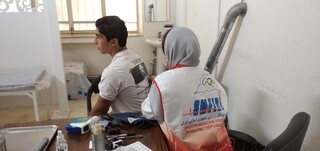 معاینات پزشکی تیم ملی جوانان کوراش بازیهای آسیایی