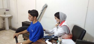 معاینات پزشکی تیم ملی جوانان کوراش بازیهای آسیایی