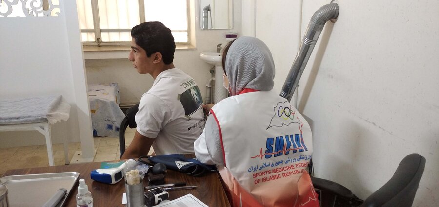 معاینات پزشکی تیم ملی جوانان کوراش در خراسان شمالی